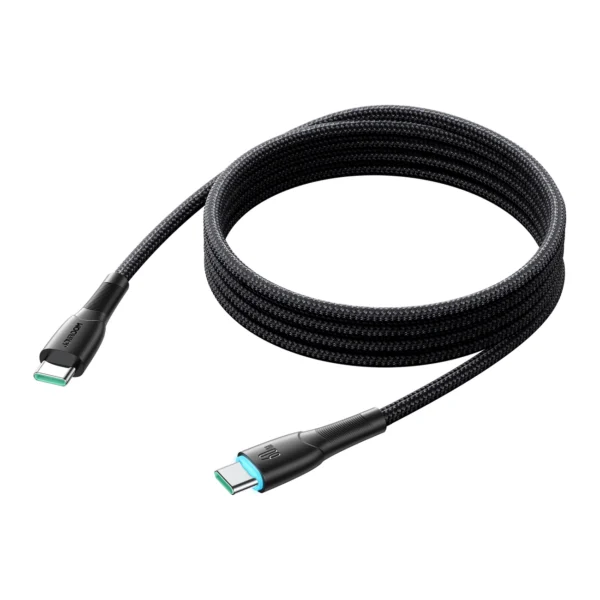 Joyroom Starry Series SA32-CC3 USB-C / USB-C cable 60W 1m - black