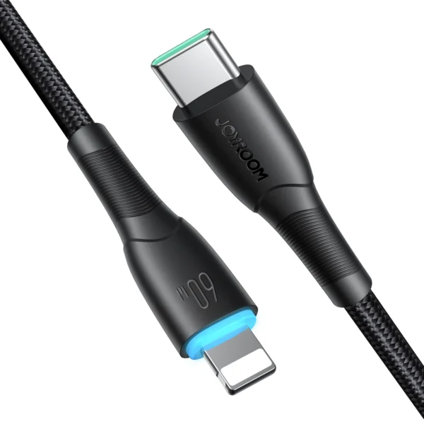 Joyroom Starry Series SA32-CC3 USB-C / USB-C cable 60W 1m - black