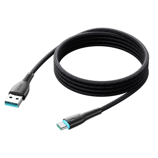 Joyroom Starry Series SA32-AC3 3A USB-A / USB-C cable 1m - black