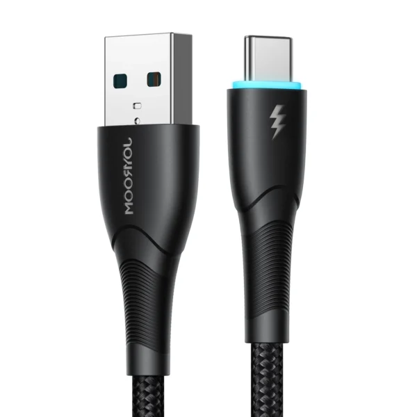 Joyroom Starry Series SA32-AC3 3A USB-A / USB-C cable 1m - black