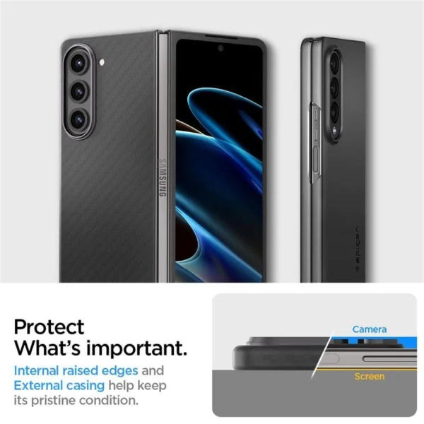 Spigen Airskin Pro case for Samsung Galaxy Z Fold 5 - black