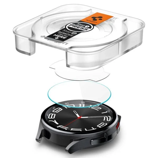 Spigen Glas.tR EZ Fit tempered glass for Samsung Galaxy Watch 6 Classic (43 mm) - 2 pcs.