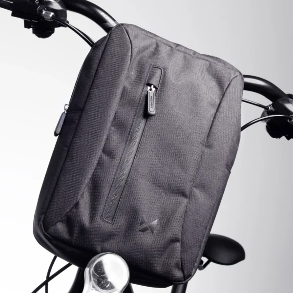 Bicycle bag for handlebars - gray