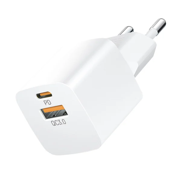 CMWCW 20W USB-C / USB-A wall charger - white