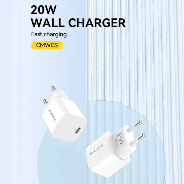 CMWCS USB-C PD 20W wall charger - white