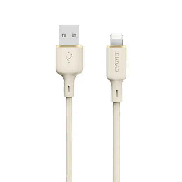 Dudao L7SL USB-A - Lightning 5A cable 1m - beige