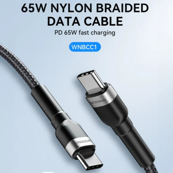 WNBCC1 USB-C / USB-C PD 65W cable 1 m - black