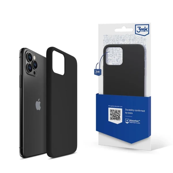 3mk Silicone Case for iPhone 11 Pro – black