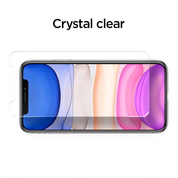 TEMPERED Spigen ALM GLASS FC IPHONE 11 BLACK