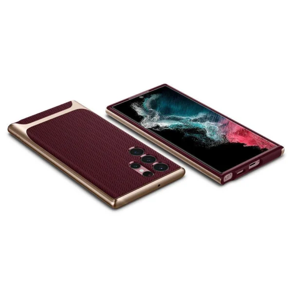 Spigen NEO HYBRID GALAXY S22 ULTRA BURGUNDY