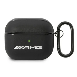 AMG Leather Big Logo case for AirPods 3 – black