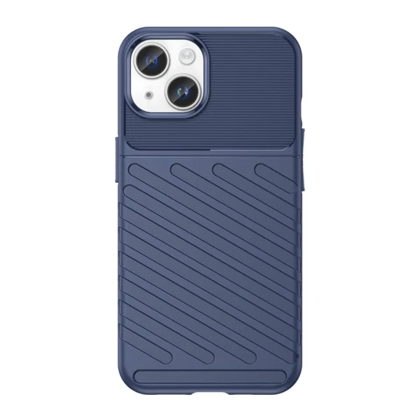 Armored iPhone 15 Plus Thunder Case – blue