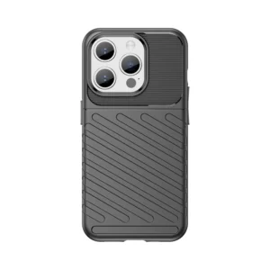 Armored iPhone 15 Pro Thunder Case – black