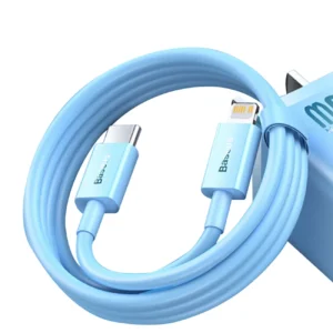 Baseus CAYS001903 Lightning – USB-C PD cable 20W 480Mb/s 1m – blue