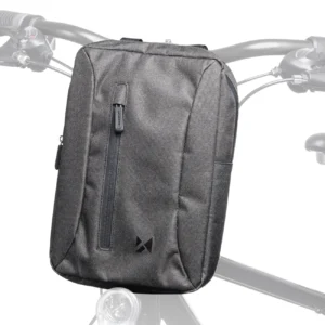 Bicycle bag for handlebars – gray