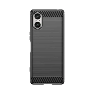 Carbon Case for Sony Xperia 5 V – black