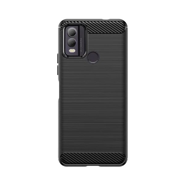 Carbon Case silicone case for Nokia C22 – black