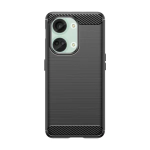 Carbon Case silicone case for OnePlus Ace 2V/OnePlus Nord 3 – black