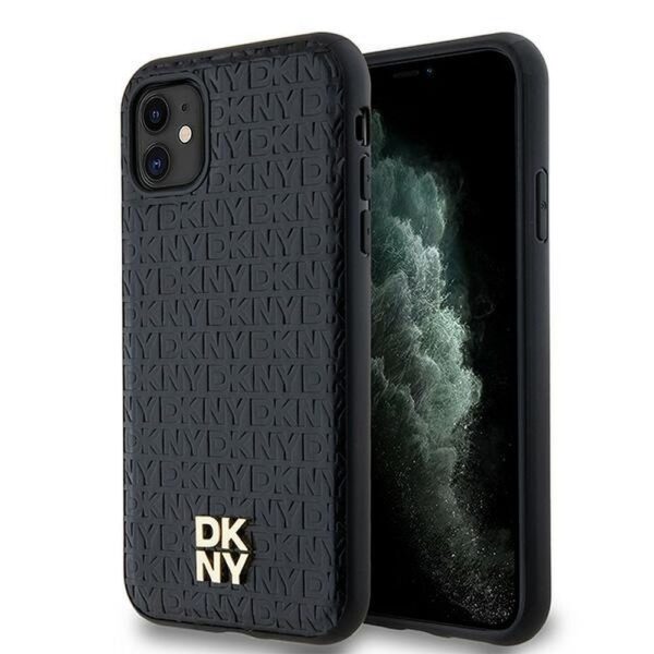 DKNY case for IPHONE 11 compatible with MagSafe DKHMN61PSHRPSK  black