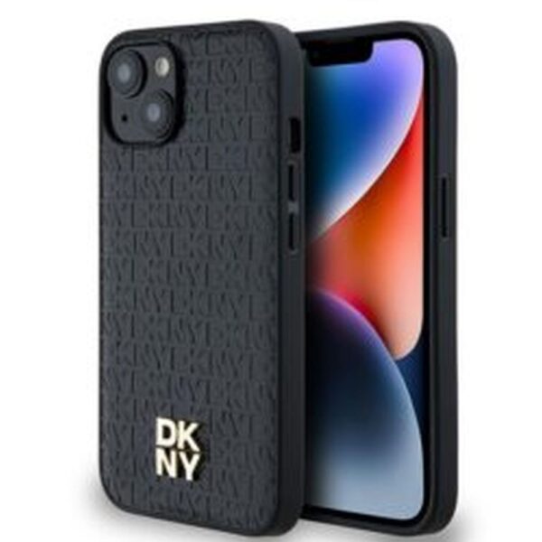 DKNY case for IPHONE 14 compatible with MagSafe DKHMP14SPSHRPSK  black