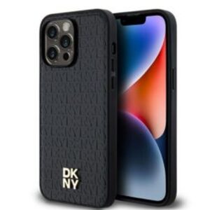 DKNY case for IPHONE 14 Pro compatible with MagSafe DKHMP14LPSHRPSK  black