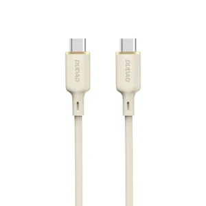 Dudao L7SCC USB-C – USB-C cable 100W 1m – beige