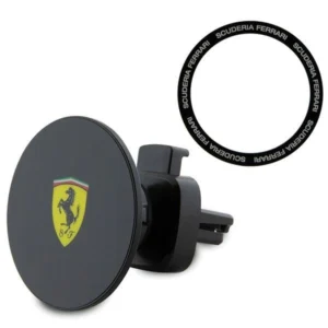 Ferrari magnetic holder for grille black/black 2023 Collection MagSafe