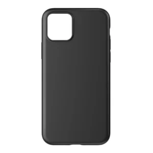 Gel flexible cover for iPhone 15 Soft Case – black