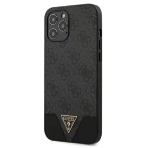 Guess 4G Triangle Collection case for iPhone 12 Pro Max – gray