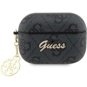 Guess AirPods Pro 2 cover black/black 4G Charm Collection