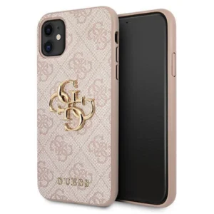 Guess iPhone 11 6.1 "/ Xr pink / pink hardcase 4G Big Metal Logo