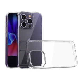 IPhone 15 Pro case from the Ultra Clear series in transparent color