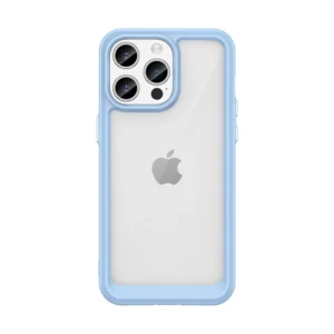 IPhone 15 Pro Max Outer Space Reinforced Case with Flexible Frame – Blue