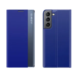 New Sleep Case cover for Samsung Galaxy A54 5G cover with flip stand blue