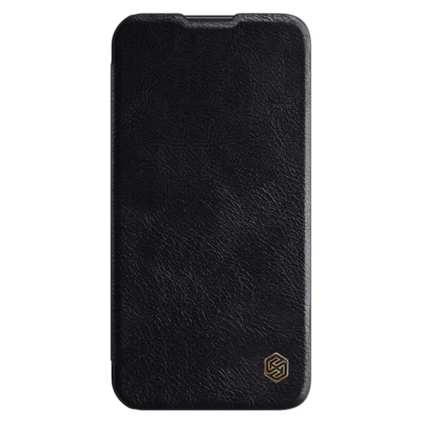 Nillkin Qin Leather Pro Case Case for Samsung Galaxy A54 5G Flip Cover Camera Protector Black