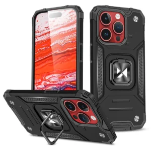 Ring Armor iPhone 15 Pro iPhone 15 Pro Ring Armor Case – Black