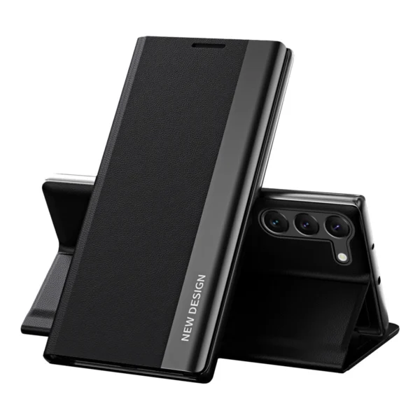 Sleep Case Pro case for Samsung Galaxy S23+ with flip stand black