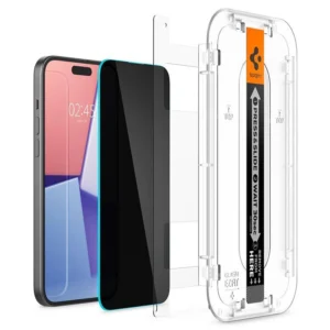 Spigen Glas.tR EZ Fit Privacy tempered glass for iPhone 15 Plus