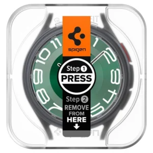 Spigen Glas.tR EZ Fit tempered glass for Samsung Galaxy Watch 6 Classic (47 mm) – 2 pcs.