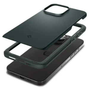 Spigen Thin Fit case for iPhone 15 Pro – green