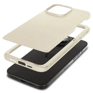 Spigen Thin Fit, mute beige – iPhone 15 Pro