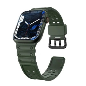 Strap Triple Protection Apple Watch SE strap, 9, 8, 7, 6, 5, 4, 3, 2, 1 (41, 40, 38 mm) band bracelet green