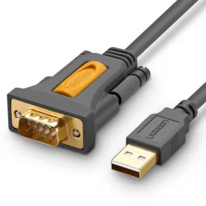 Ugreen adapter cable USB-A – DB9 RS-232 1.5m gray (CR104)