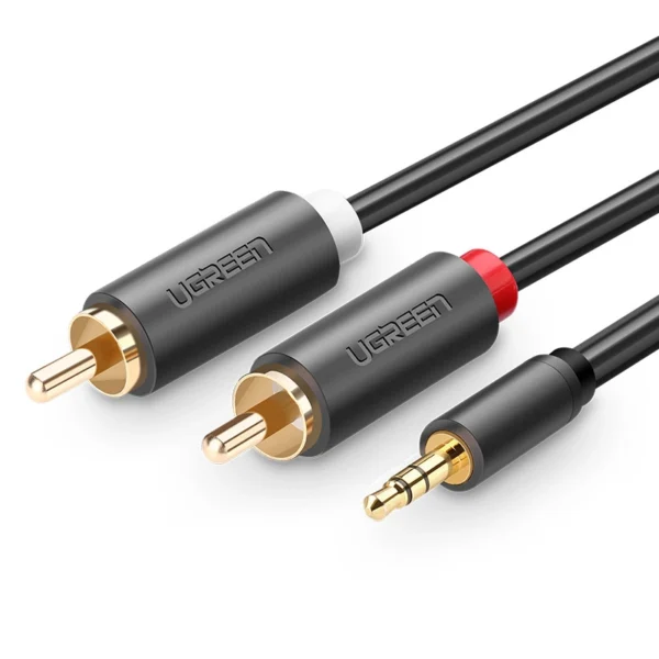 Ugreen cable audio cable 3.5 mm mini jack (male) – 2RCA (male) 1.5 m (AV102)