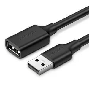 Ugreen extension cable USB (male) – USB (female) 2.0 480Mbps 3m black (US103)