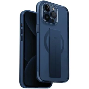 Uniq Heldro Mag Magclick Charging case for iPhone 15 Pro – blue