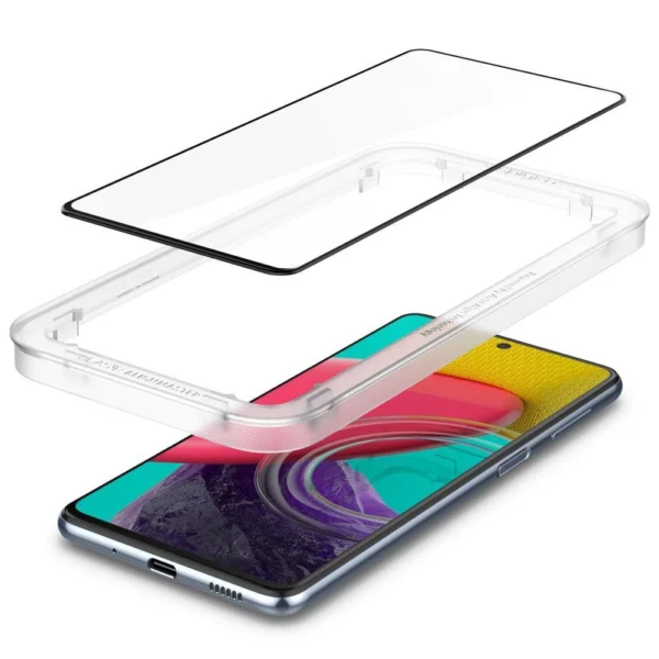 Spigen ALM Glass FC Tempered Glass for Samsung Galaxy M53 5G - Black