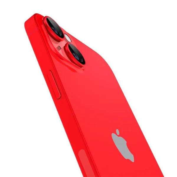 Spigen OPTIK.TR ”EZ FIT” CAMERA PROTECTOR 2-PACK IPHONE 14 / 14 PLUS RED