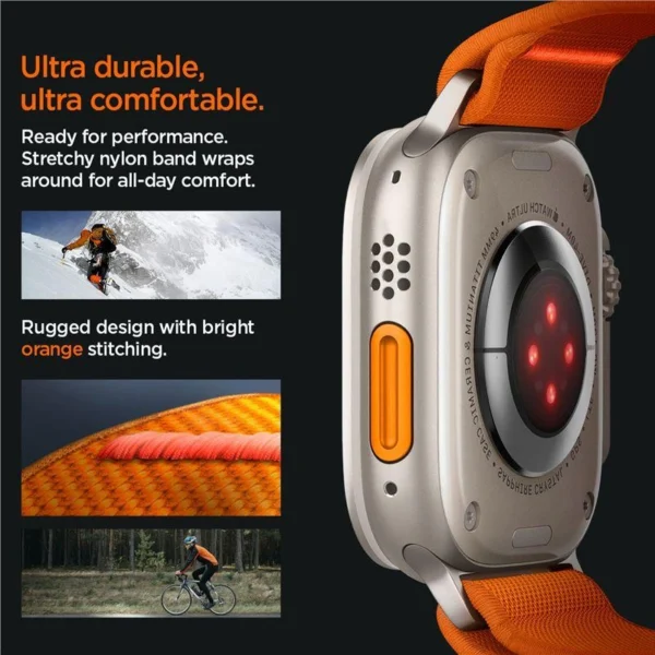 Spigen FIT LITE ULTRA Apple Watch 4 / 5 / 6 / 7 / 8 / SE / ULTRA (42 / 44 / 45 / 49 MM) ORANGE