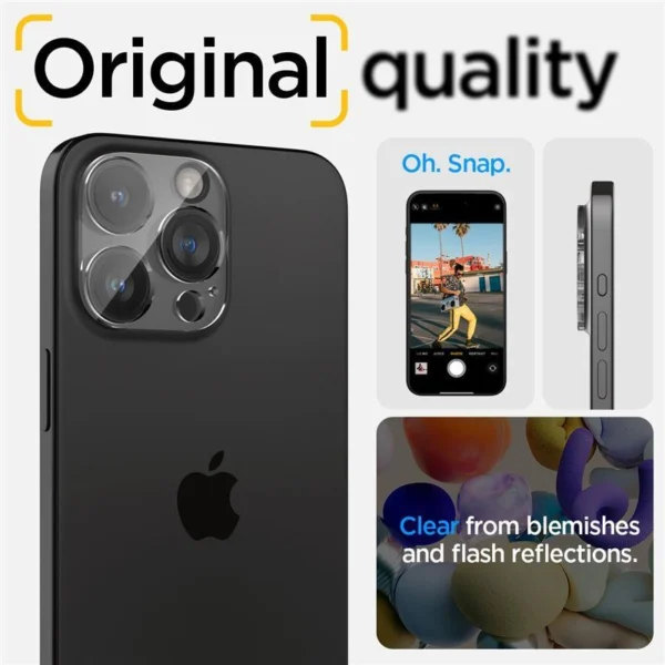 Spigen Optik.tR Camera Protector for iPhone 14 Pro / Pro Max / 15 Pro / Pro Max - transparent 2 pcs.